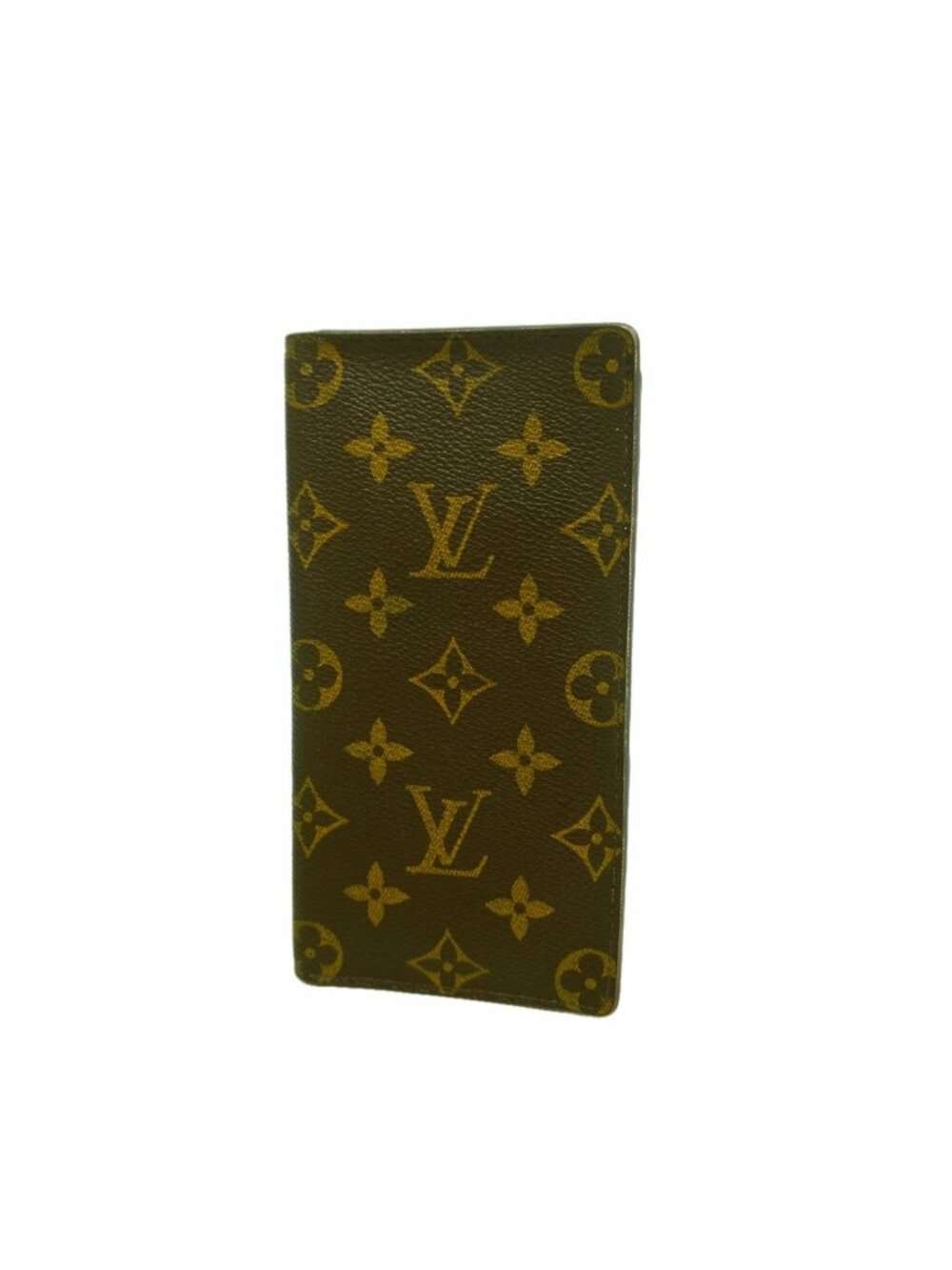 Louis Vuitton Long Billfold Monogram Porte Valeurs Cartes Credit Brown Wallet